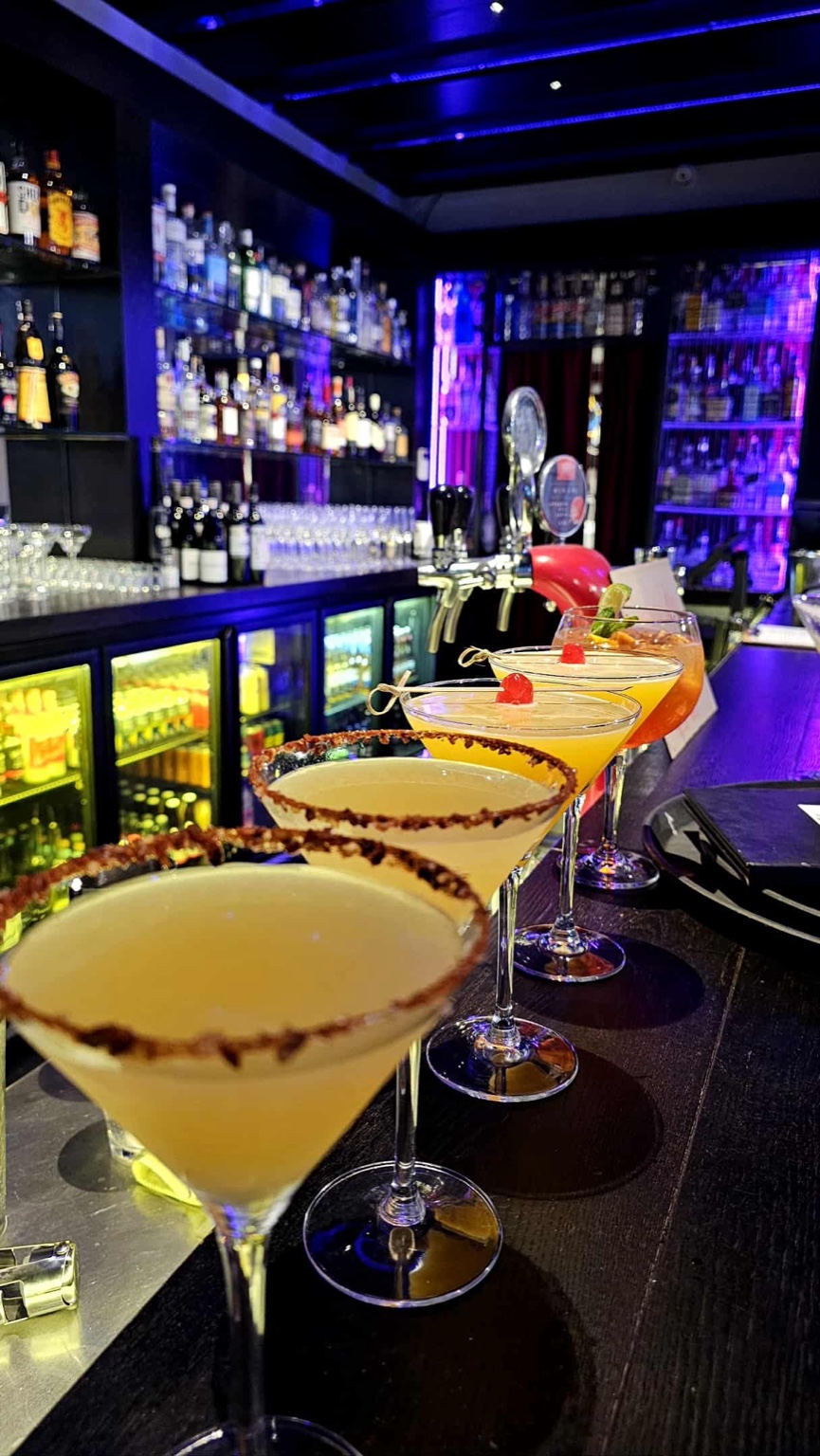 Signature cocktails at Tails